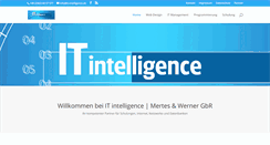 Desktop Screenshot of it-intelligence.de