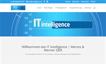 Tablet Screenshot of it-intelligence.de